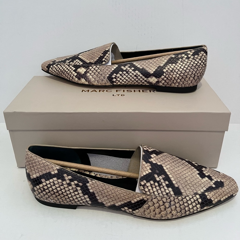 Marc  Fisher Natural Multi Leather Loafer